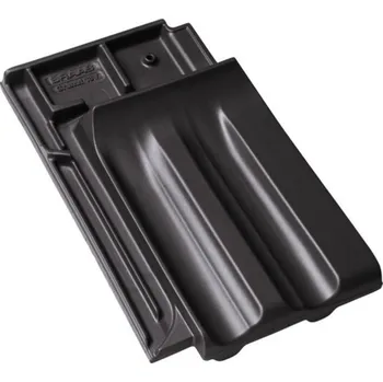 Střešní krytina Bramac - Granát 13 - pro připojení hřebene základní, antracit engoba