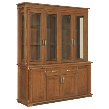 Vinotéka vitrína dubová kolekce mod 804XL/2