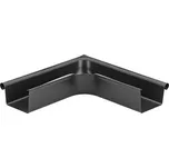 KJG Roh žlabový venkovní hranatý intenzivně černý 250 mm