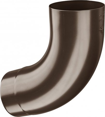 KJG Koleno svodové tmavě hnědé 80 mm, 72°