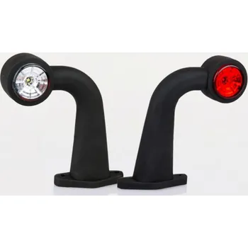 Autodíl Světlo poziční - tykadlo dlouhé zahnutéSvětlo poziční - tykadlo dlouhé zkosené, LED, gumové, FRISTOM