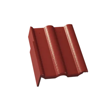 Střecha KM Beta BRILIANT - taška okrajová levá - višňová