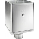 KJG Kotlík žlabový sběrný DESIGN EXCENTRICKÝ 100 mm, titanzinek