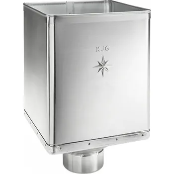 okap KJG Kotlík žlabový sběrný DESIGN EXCENTRICKÝ 100 mm, titanzinek