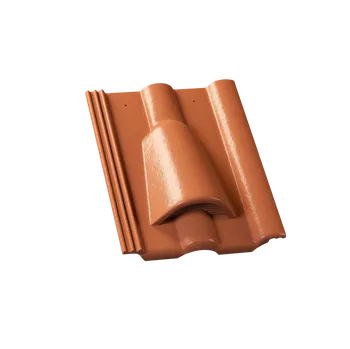 betonová krytina KM Beta BRILIANT - taška větrací - cihlově červená