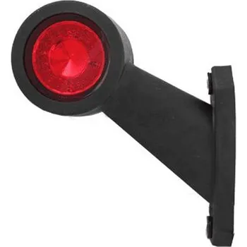 Přídavný světlomet Světlo poziční - tykadlo krátké zkosené LED, 12/24V, 45cm kábel, HORPOL, pravé