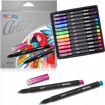 Fixy školní potřeby školní doplňky školní potřeby Colorino Artist Colorino FIXY dětské tenké fixy 12 ks