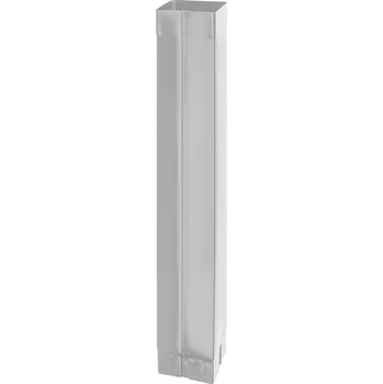 okap KJG Svod okapový hranatý bílo hliníkový 100x100 mm, 4 m