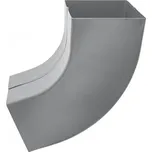 KJG Koleno svodové hranaté prachově šedé 120x120 mm, 72°