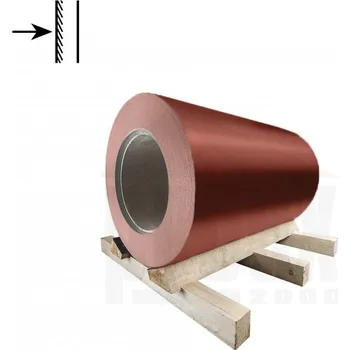 Plech Svitek hliníkový červený jednostranný RAL 3016 - 0,6x1000 mm