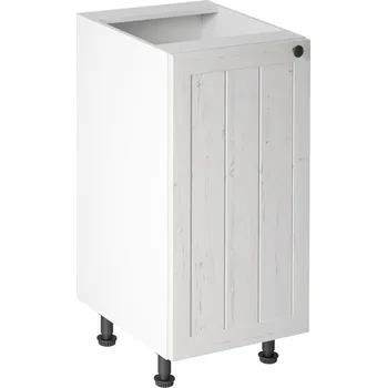 Obývací pokoj Spodní skříňka D40, levá, bílá / sosna andersen, PROVANCE