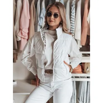 Dámská vesta Dámská krátká oboustranná vesta CHIPUFF bílá