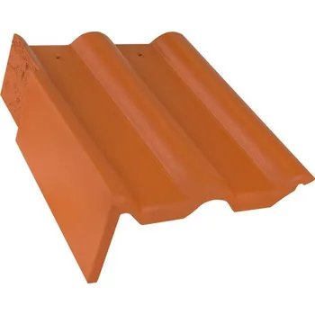 betonová krytina Bramac - Classic NOVO taška okrajová levá - cihlově červená