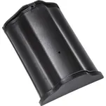 Bramac - keramický drážkový hřebenáč koncový, černá glazura