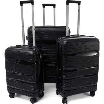 RGL PP3 XL Cestovní skořepinový kufr 66x43x26 cm, černý