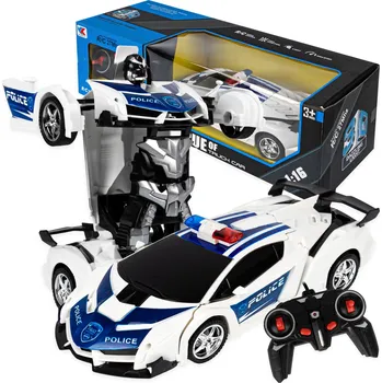 RC model auta Velké auto na dálkové ovládání 2v1 Robot Transformers Automatický pilot dárek 1:18