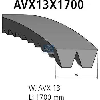 posílený klínový řemen DT Spare Parts 3.34423