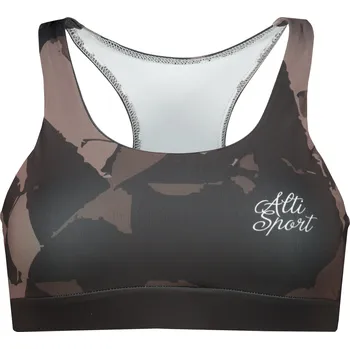 Podprsenka Dámská sportovní podprsenka premium ALTISPORT VOJ/ALW080POD01 HNĚDÁ XS