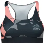 Dámská sportovní podprsenka premium ALTISPORT VOJ/ALW080POD01 ČERNÁ-LOSOSOVÁ XL
