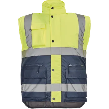 pracovní vesta CERVA HELLIN HV vesta Barva: oranžová/navy, Velikost: XL C0303014791004