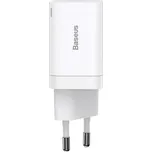 Baseus CCSUPP-E02 Super Si Quick Nabíječka USB + USB-C 30W White