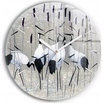 Hodiny Nástěnné hodiny Wallfluente béžové 30 cm