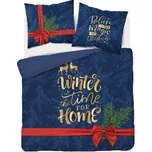 Bavlněné povlečení Vánoční motiv rozměr 220x200 WZ 4263A Detex