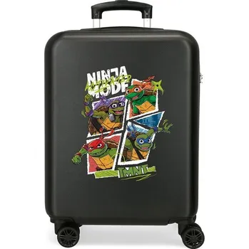 Nikelodeon Dětský kabinový kufr Ninja Turtles - 55 cm - černý - 34 L
