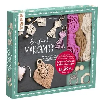 Kreativ-Set Einfach Makramee. Mit Anleitungsbuch und Material - Walther, Carina
