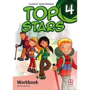 Anglický jazyk Top Stars 4 WB - praca zbiorowa [EN] (2021, Brožovaná, MM Publications)