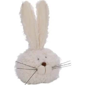 Dekorace Králičí hlava, krémová, 24x12x38cm (DOPRODEJ)|Ego Dekor