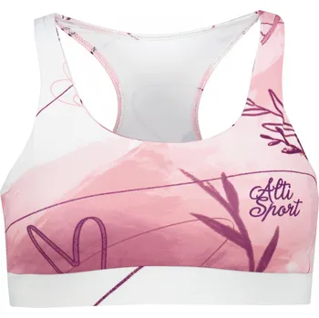 Podprsenka Dámská sportovní podprsenka premium ALTISPORT VOJ/ALW083POD01 BÍLORŮŽOVÁ M