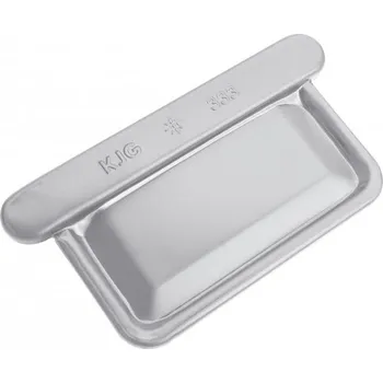 okap KJG Čelo žlabové hranaté bílo hliníkové 500 mm