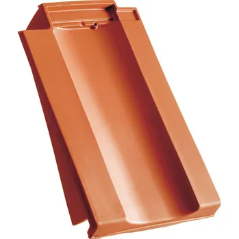 betonová krytina Creaton - Optima - okrajová pravá, vínově červená engoba