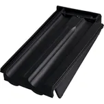 Bramac - Granát 13 - okrajová pravá, černá glazura