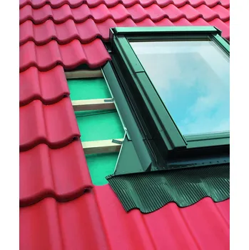 Střešní lemovaní FAKRO kombi lemování EHN-A B1/2 b=120mm pro 06/07, profilovaná krytina do 90mm