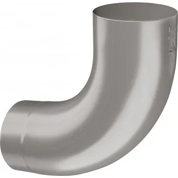 okap KJG Koleno svodové bílo hliníkové tmavé 80 mm, 85°