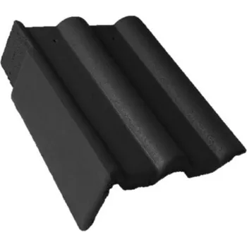 Střešní krytina Bramac - Classic PROTECTOR PLUS taška okrajová levá - ebenově černá