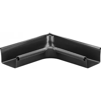 okap KJG Roh žlabový vnitřní hranatý intenzivně černý 330 mm