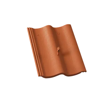 Střešní krytina Hodonka BRILIANT - taška hromosvodová svislé vedení - cihlově červená