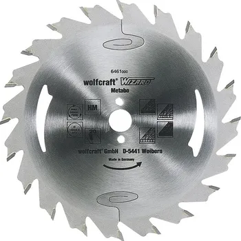 Pilový kotouč Wolfcraft Wolfcraft pilový kotouč – podélné řezy ø140x12,75 Z20 6458000