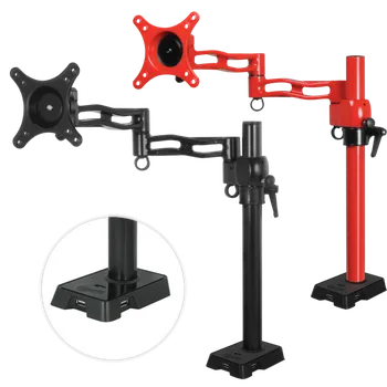 Notebook ARCTIC Z1 red - single monitor arm with USB Hub in