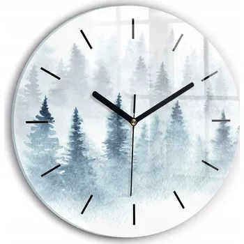 Hodiny Nástěnné hodiny Wallfluente bílé 30 cm