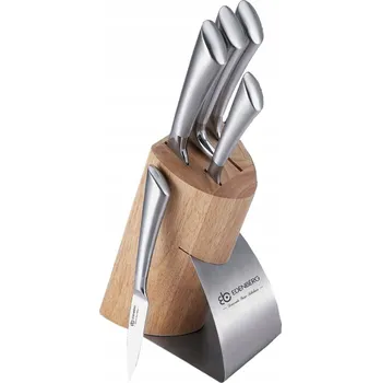 Edenebrg Sada nožů nerez 6 ks EB-938, dřevěný stojan