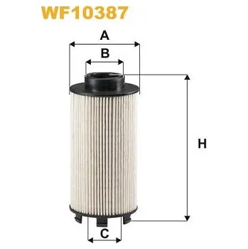 Palivový filtr Palivový filtr WIX FILTERS WF10387