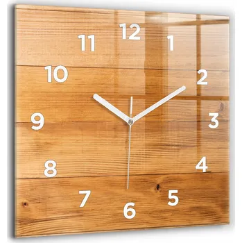 Hodiny Nástěnné hodiny Wallfluent hnědé 60 cm