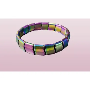 Náramek Hematit duhový, náramek skládaný