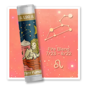 Péče o rty CRAZY RUMORS Balzám na rty Zodiac Lev 4,4 g