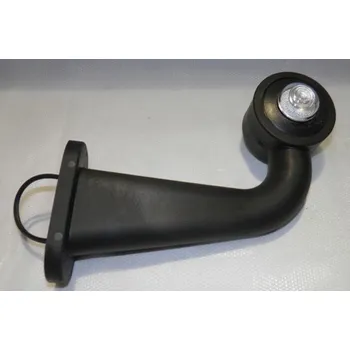 Přídavný světlomet Světlo poziční - tykadlo dlouhé zahnuté dvoubarevné LED,12/24V,WAS, 18cm kábel, pravé