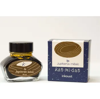 kaš-mi-daš inkoust 30 ml 06 Io Jupiterův měsíc, hnědá